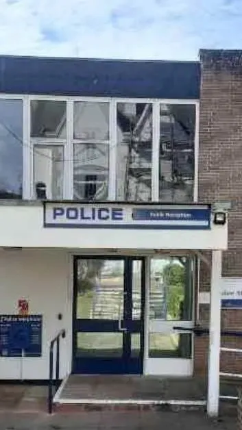 ai character: POLICE station background