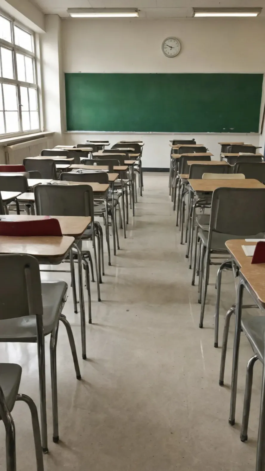 ai character: Class room background