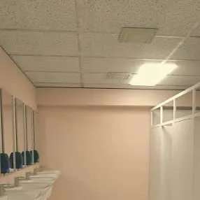 chat with ai character: Skuu bathroom