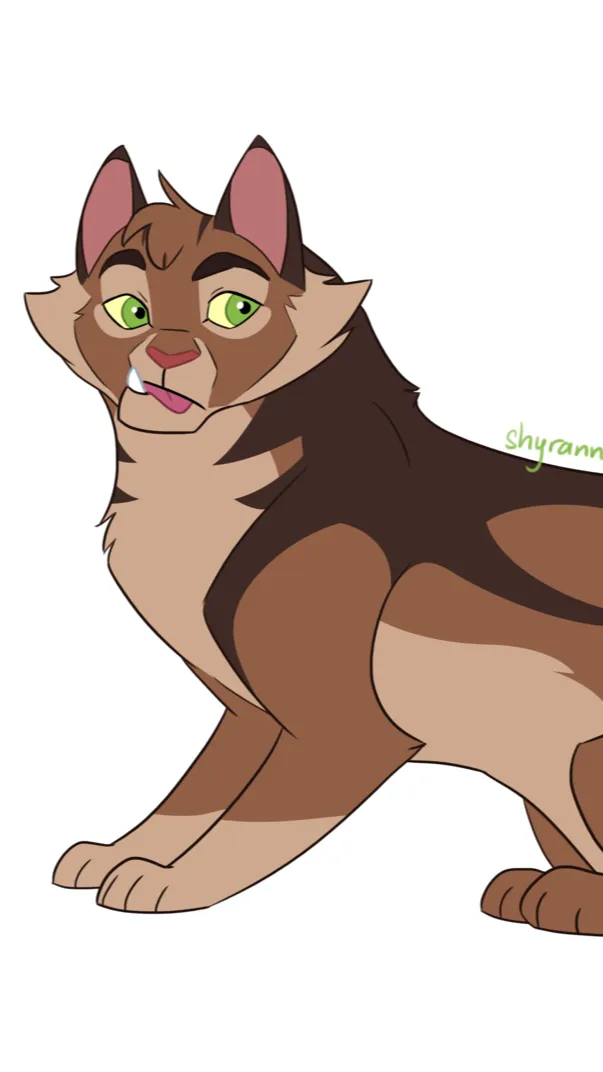 ai character: Crookedstar  background