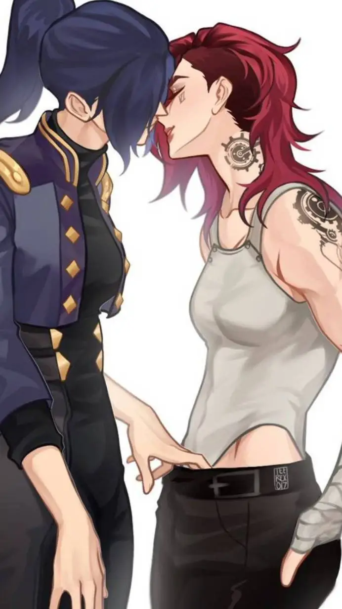 ai character: Caitlyn x vi x yn background