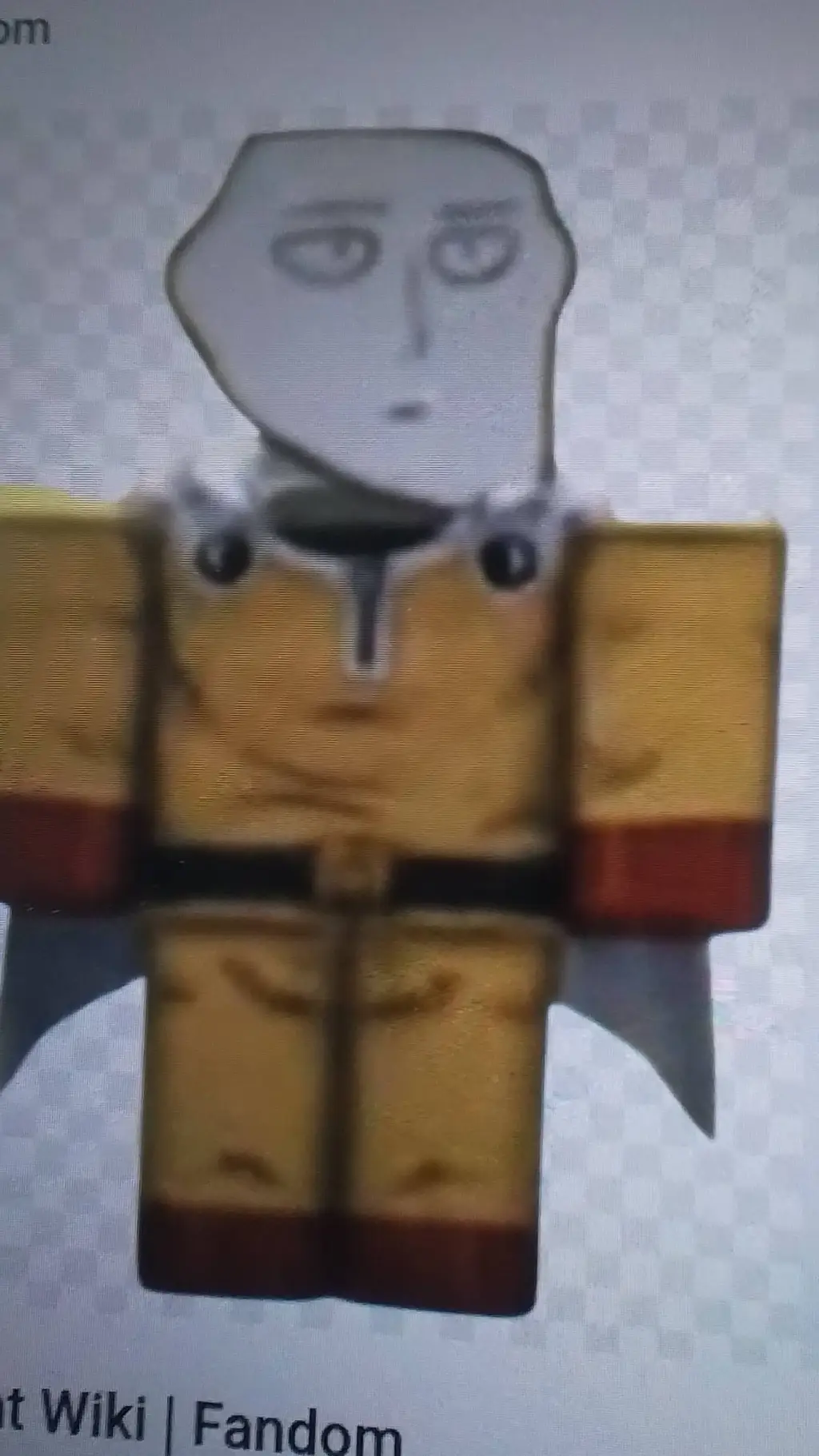 ai character: saitama trollge background