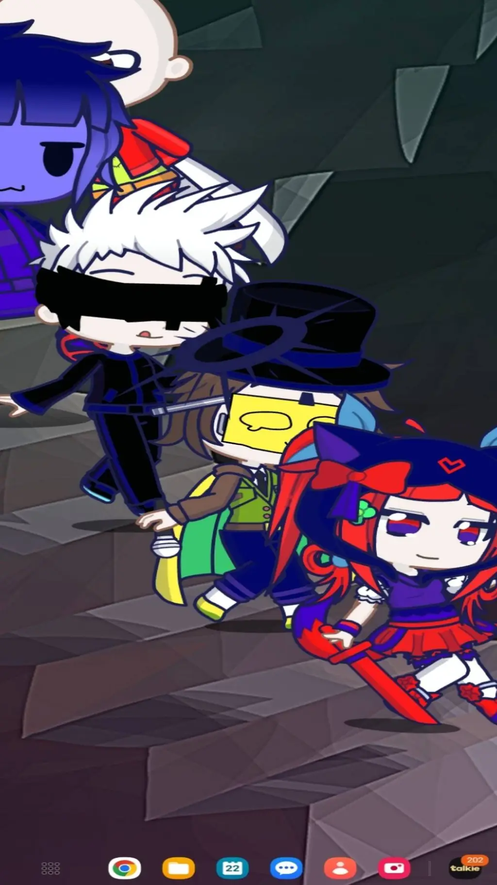 ai character: slaughtering line  background