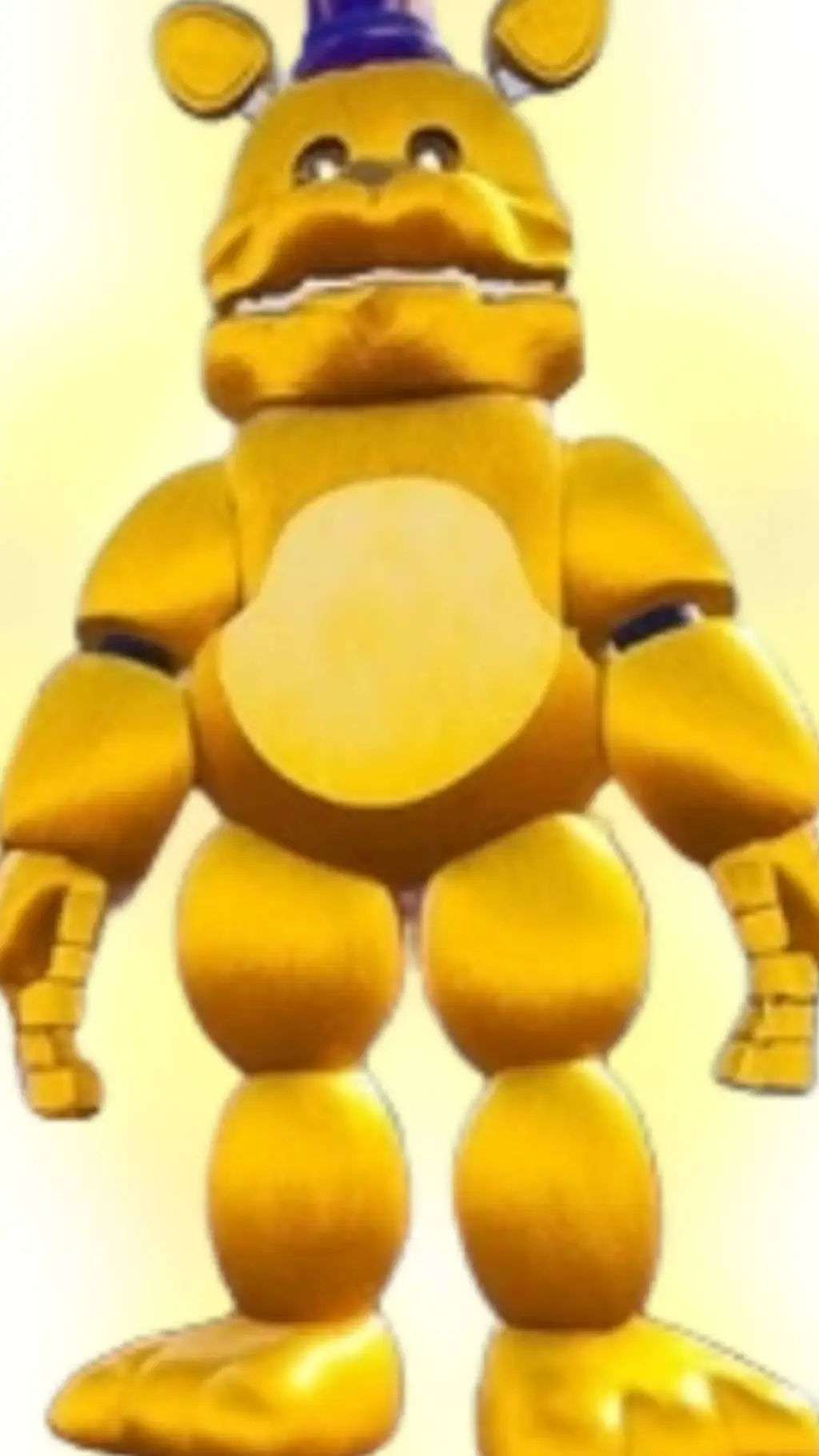 ai character: fast fredbear background