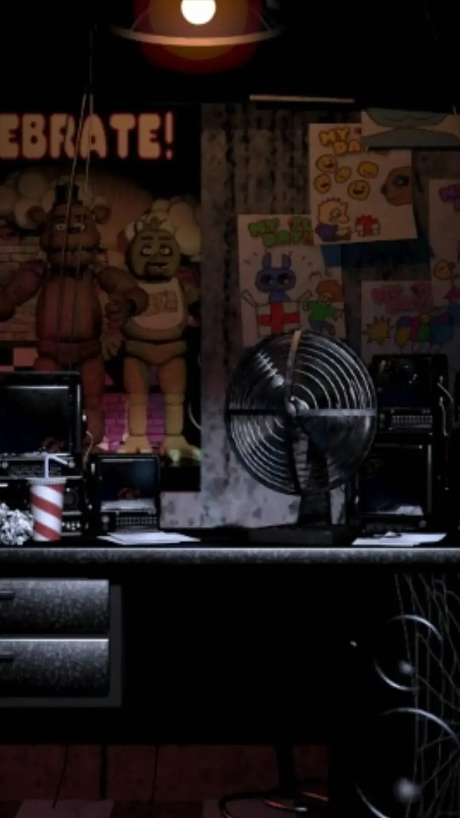 ai character: fnaf  background