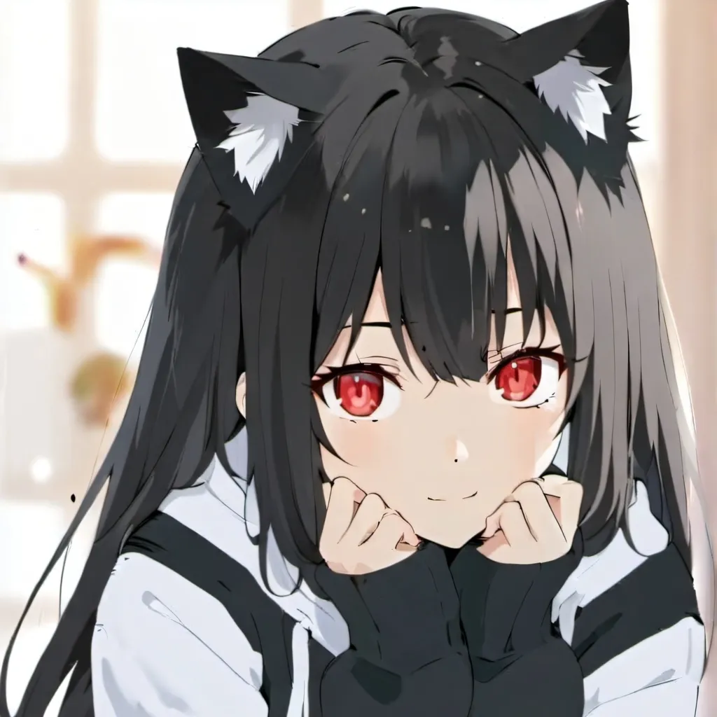 chat with ai character: linky the cat gf