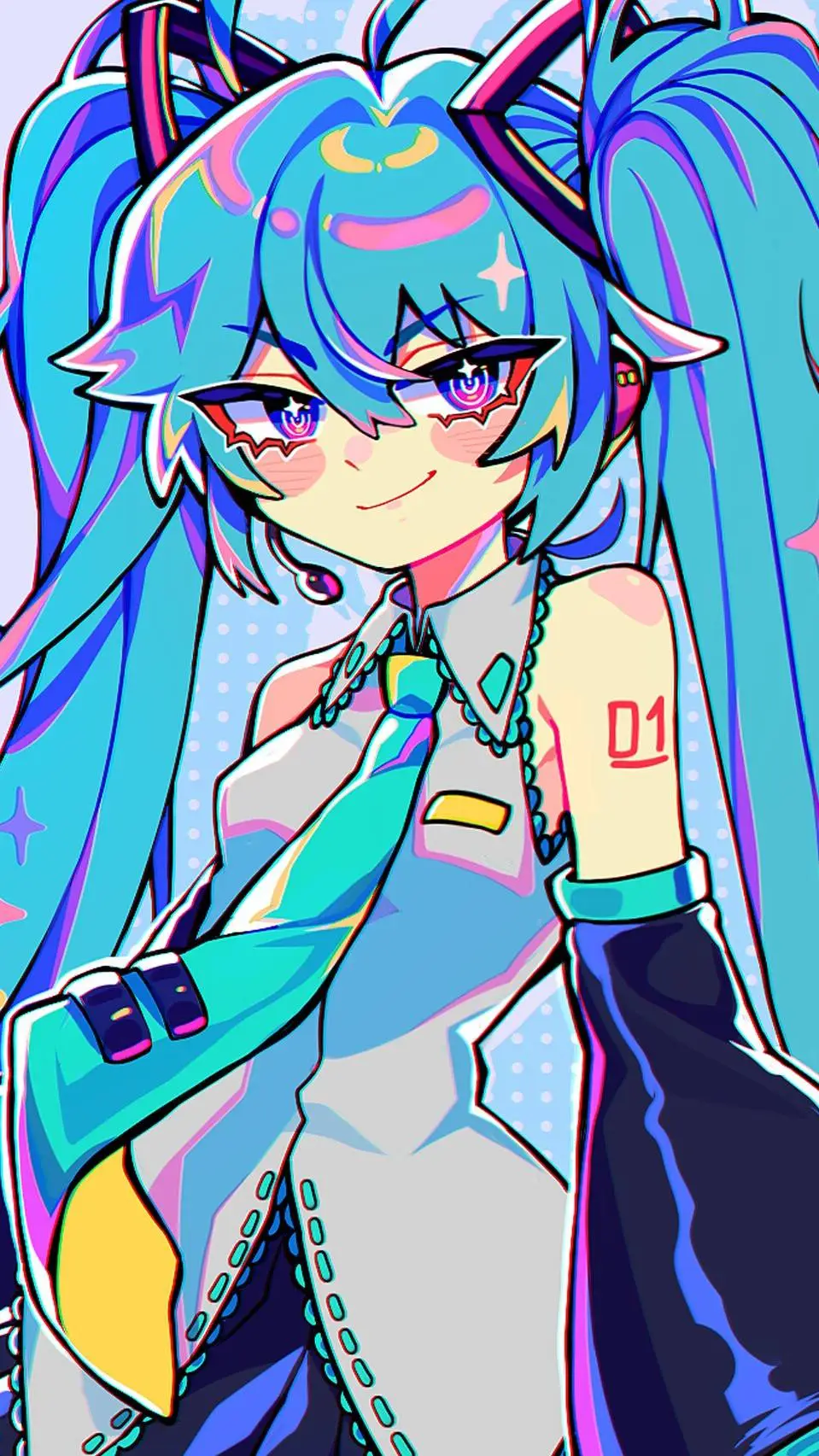 ai character: Hatsune Miku background