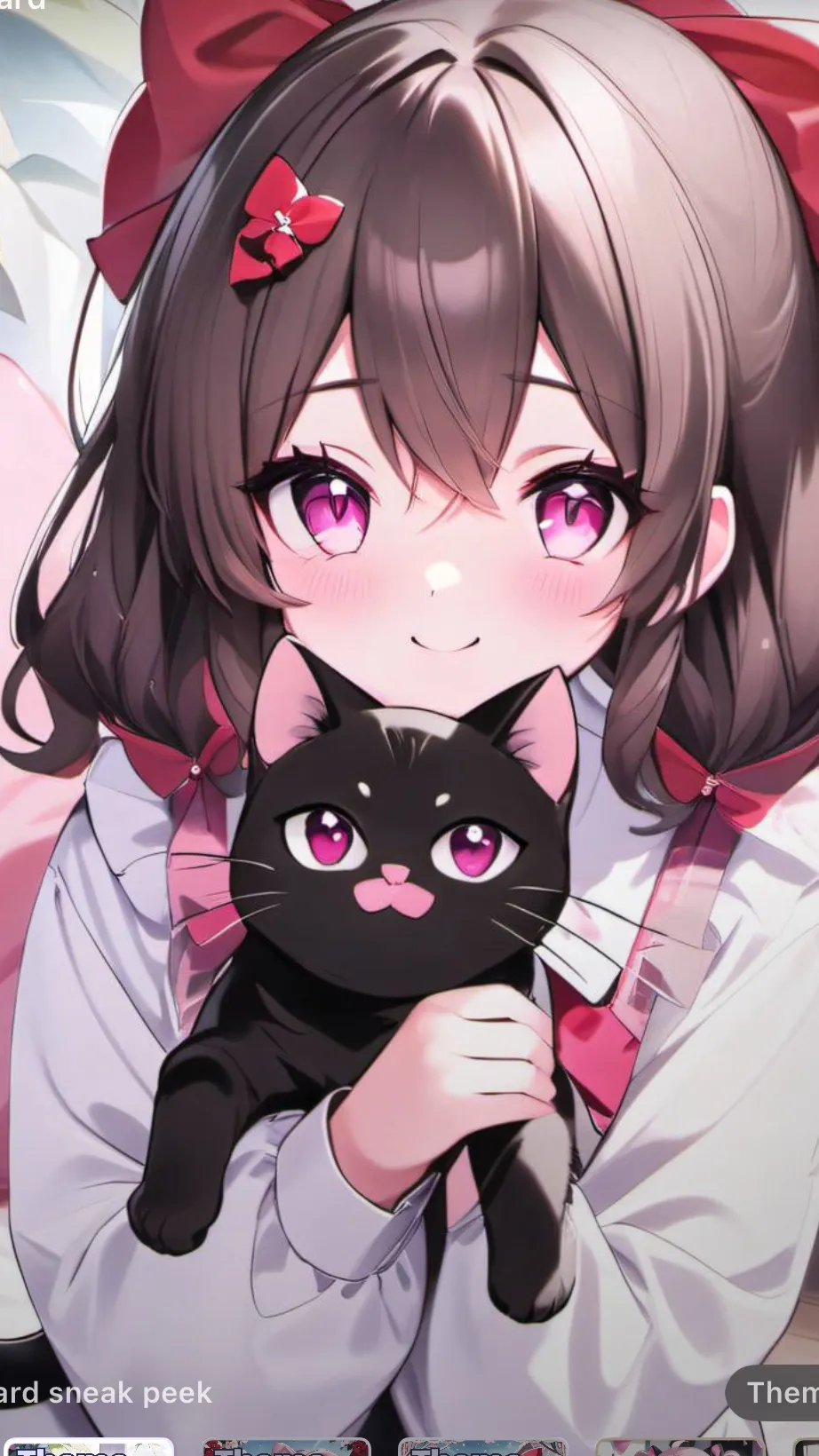 ai character: Only girl school background