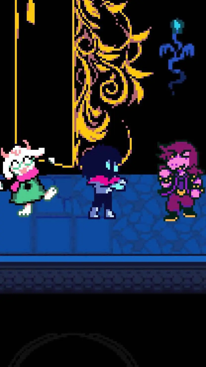 ai character: Deltarune background