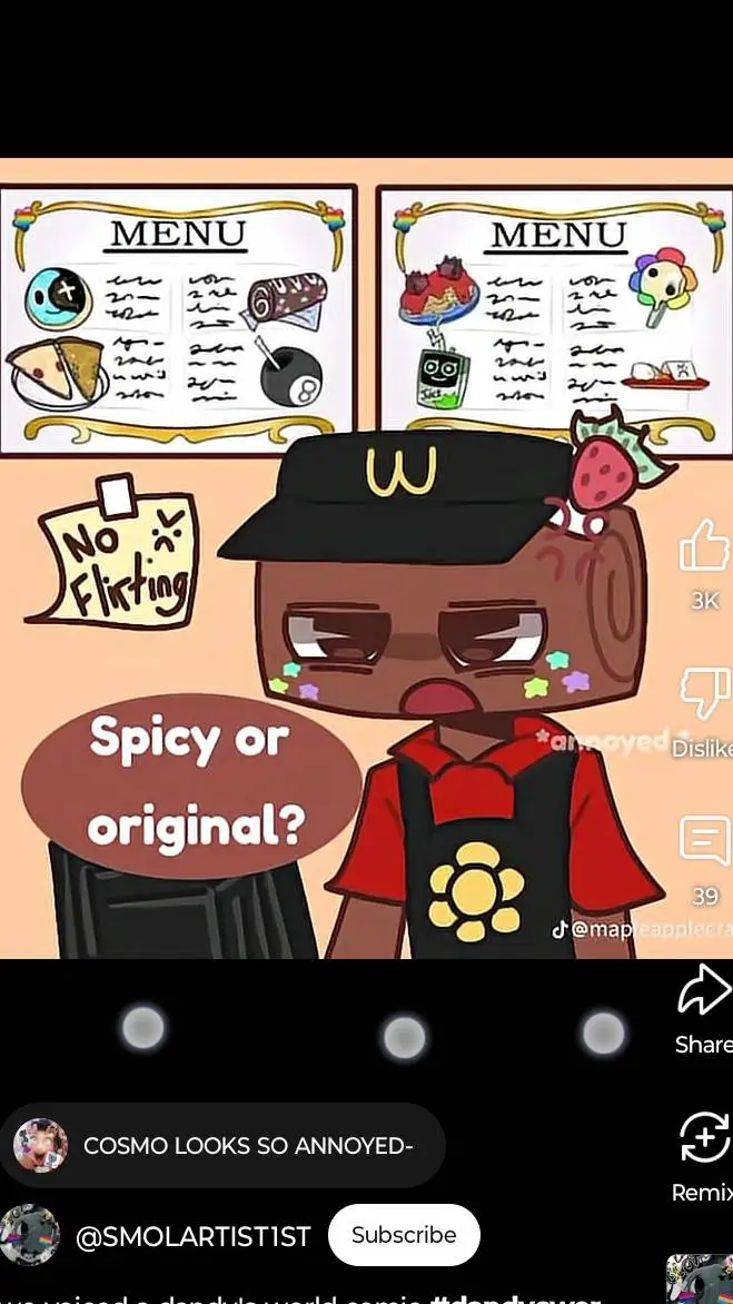 ai character: fruitcake background