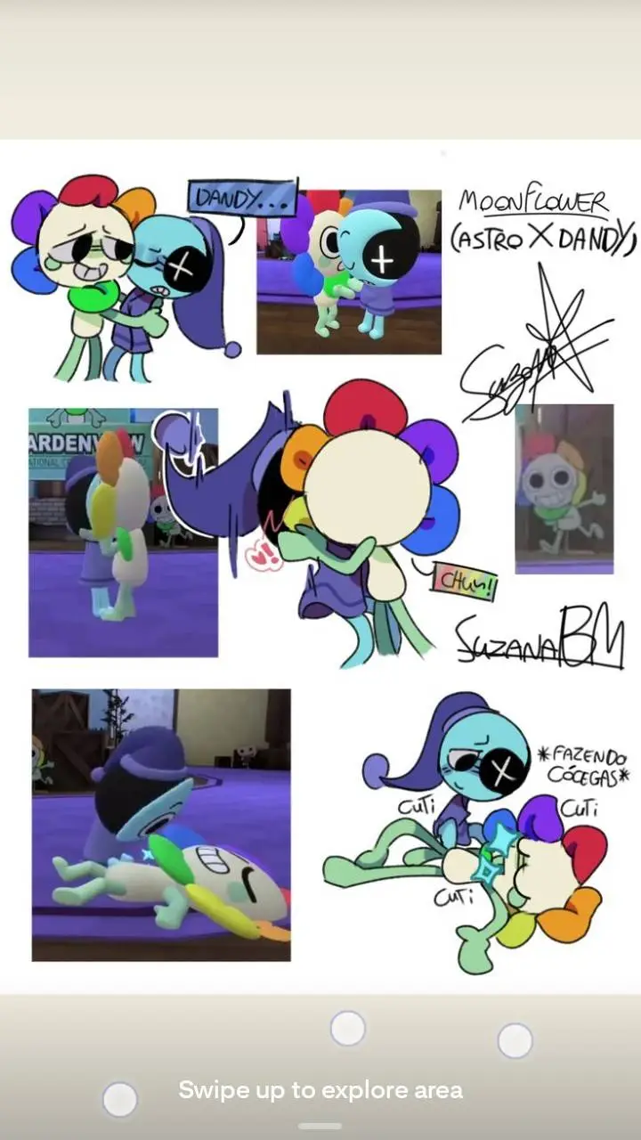 ai character: moonflower background