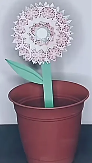 ai character: beautiful flower background