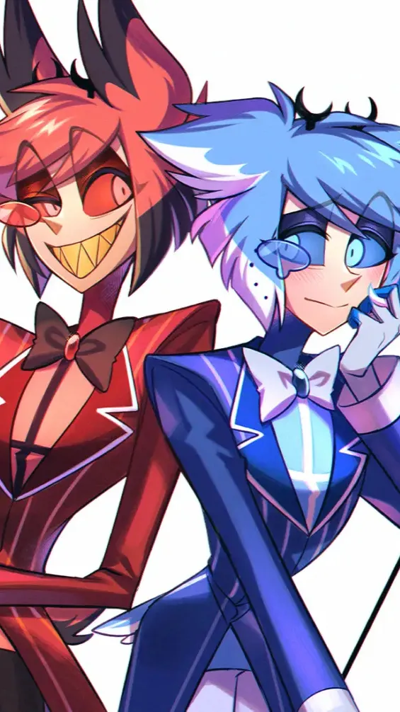 ai character: Alastor/ Shy alley background