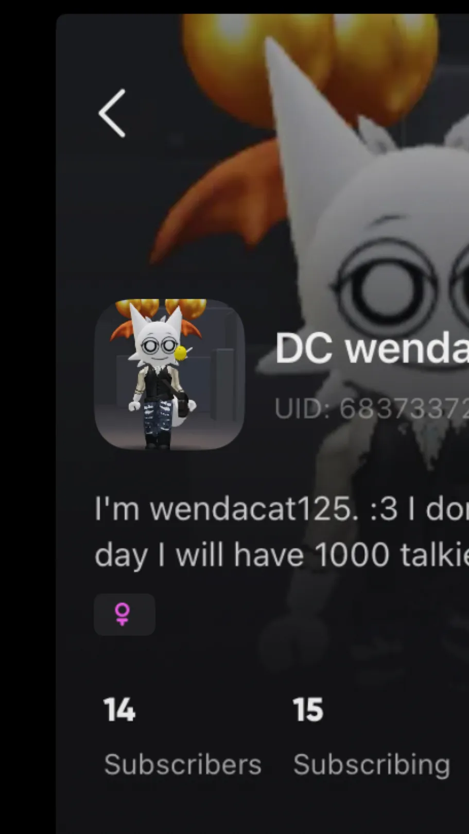 ai character: Stinky Wenda background