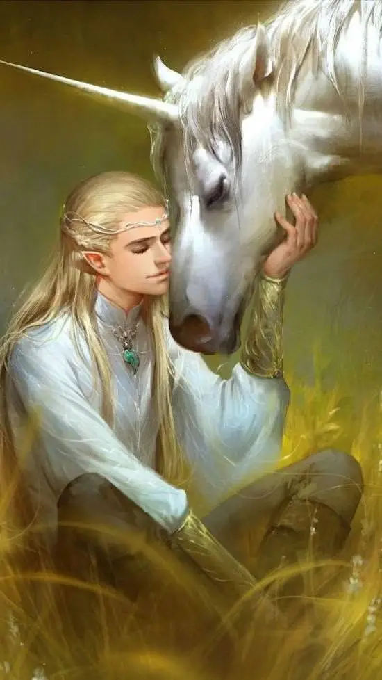 ai character: oriel unicornheart background