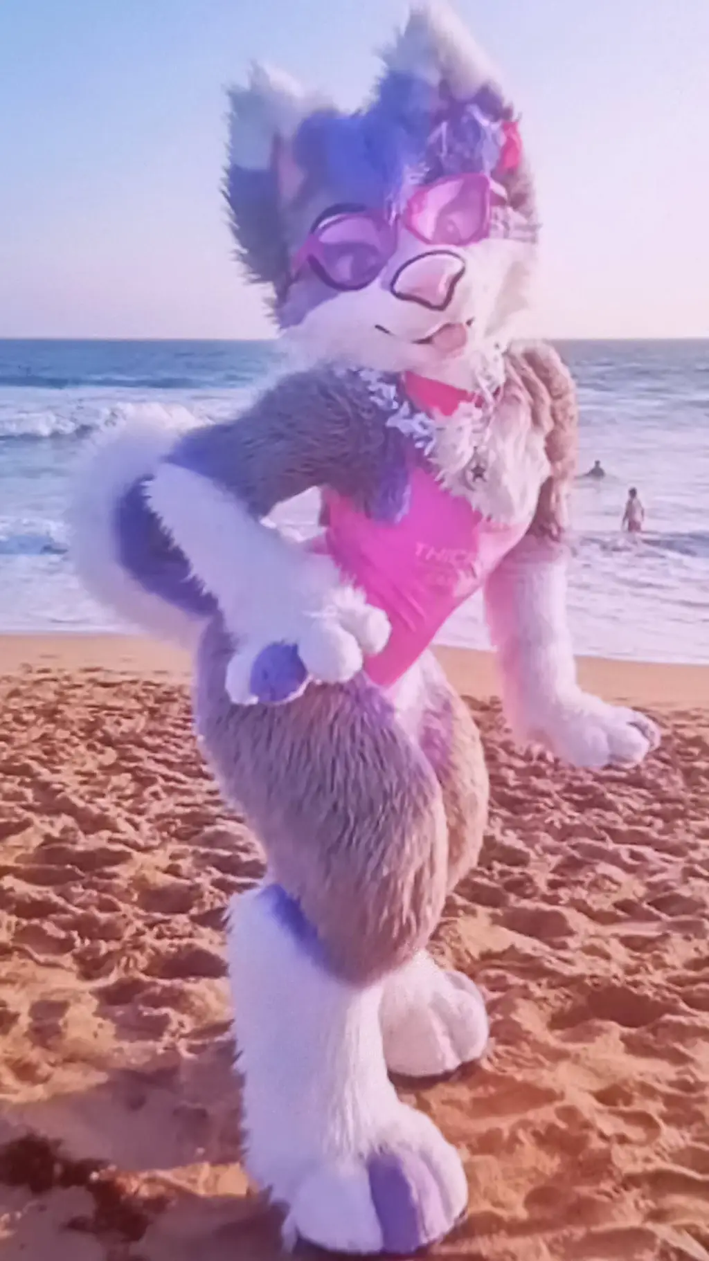 ai character: furry background
