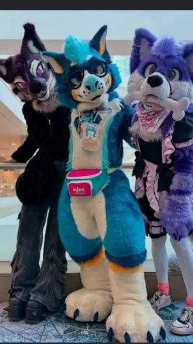 ai character: 3 furrys background