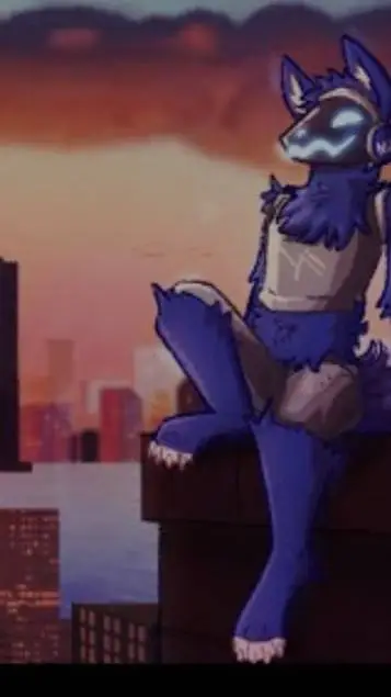ai character: protogen background