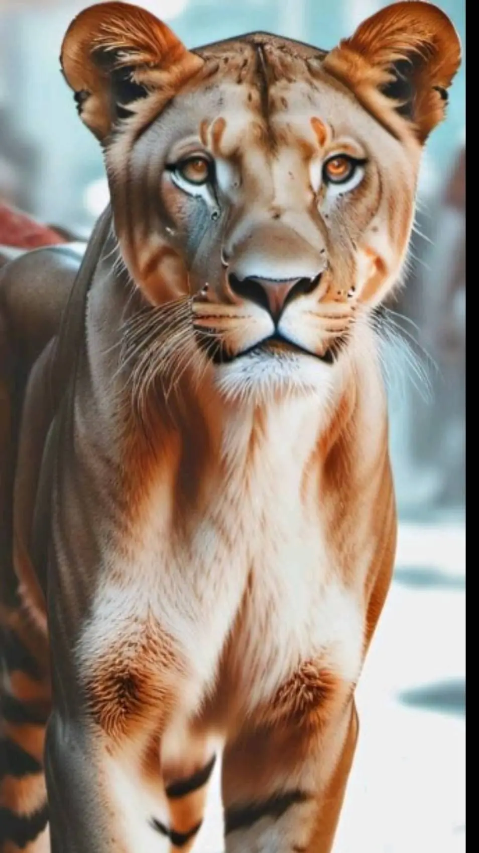 ai character: mother lioness background