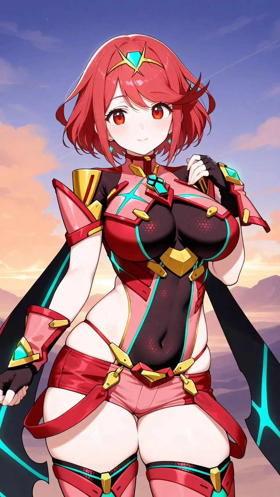 ai character: Pyra background