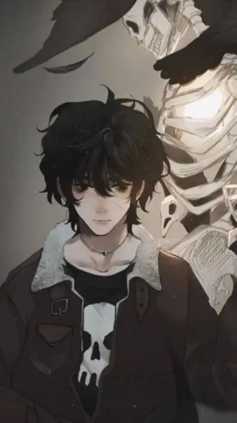 ai character: 💀~Nico Di Angelo~💀 background