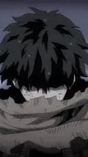 ai character: Depressed￼ deku background