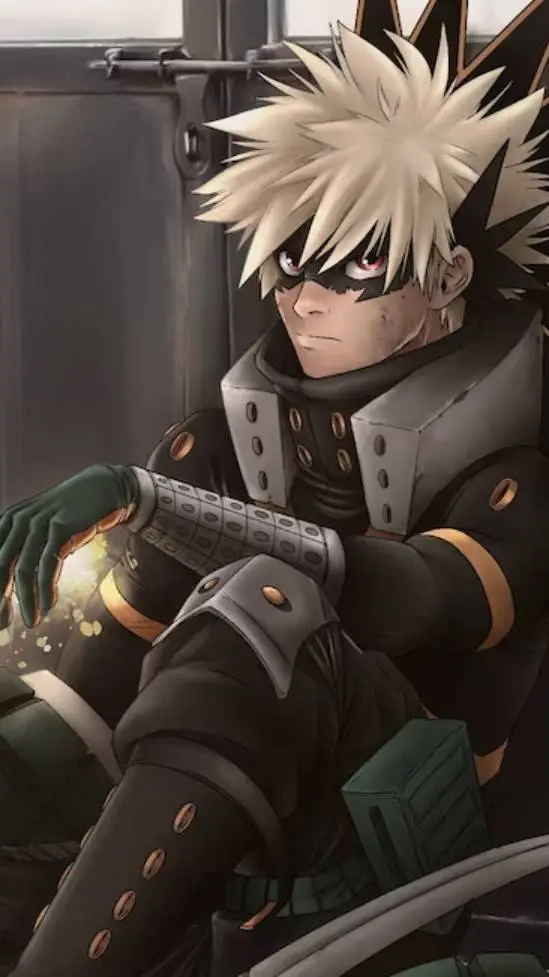ai character: Katsuki Bakugo background