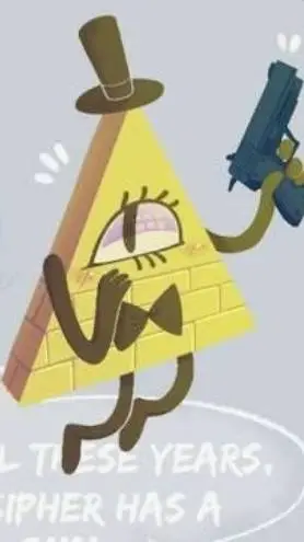 ai character: Bill cipher background