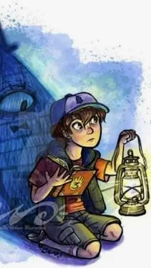 ai character: Dipper pines  background