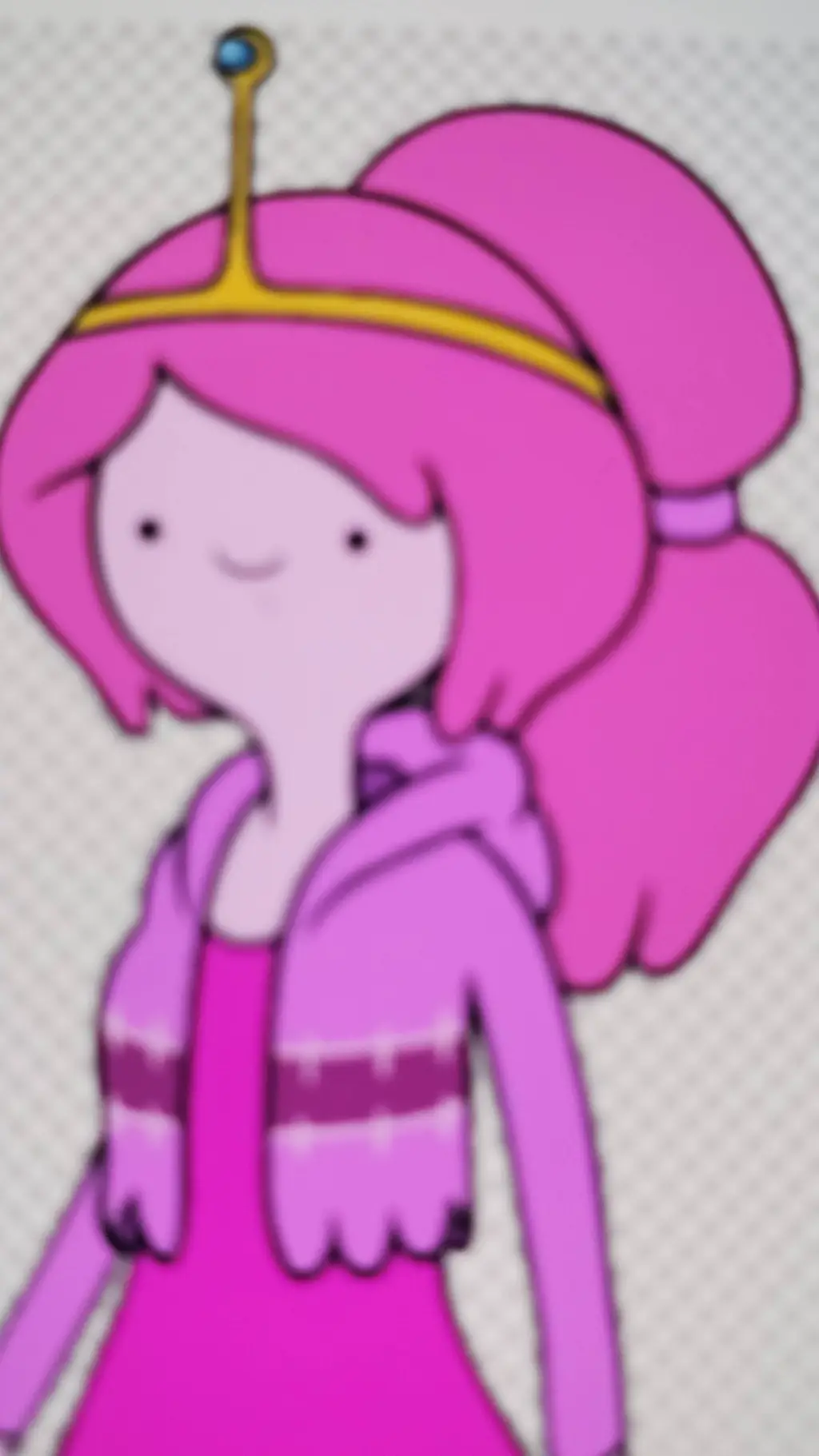 ai character: princess bubblegum background