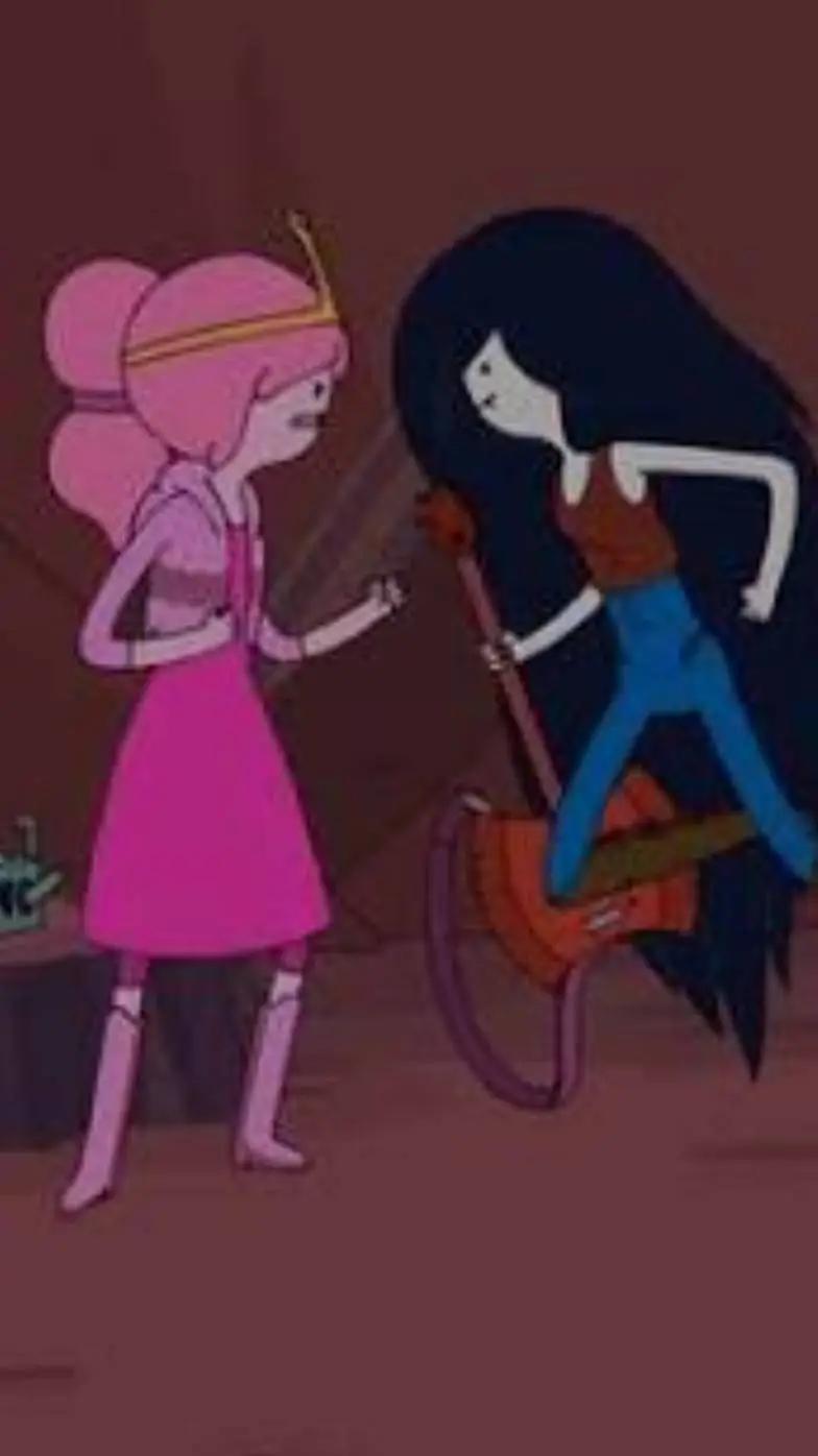 ai character: marceline? pb? background