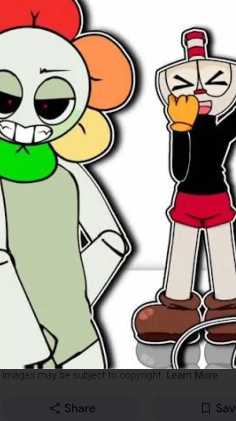 ai character: dandy world   background