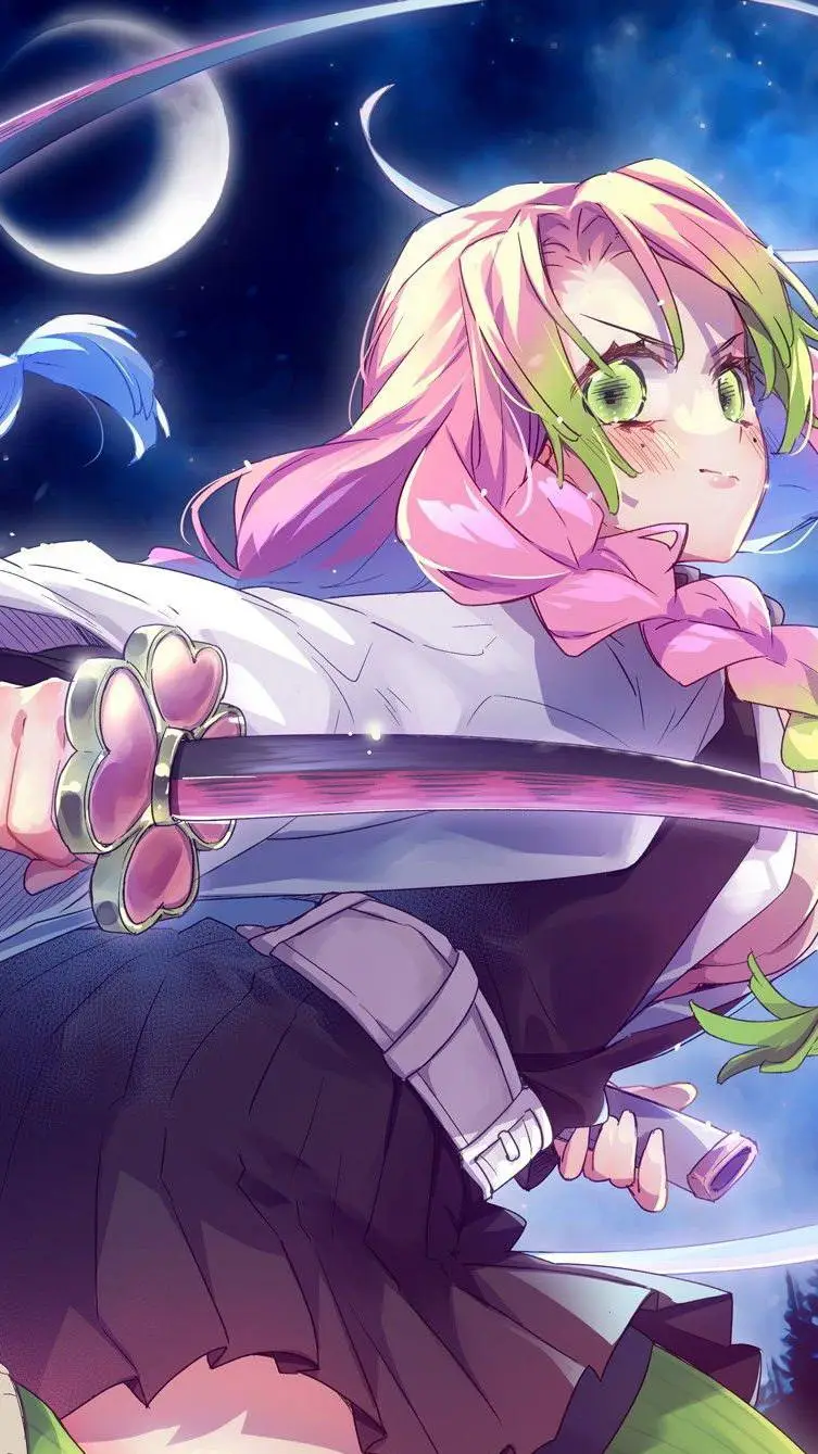 ai character: Mitsuri Kanroji background