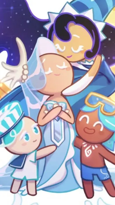 ai character: Sea fairy background