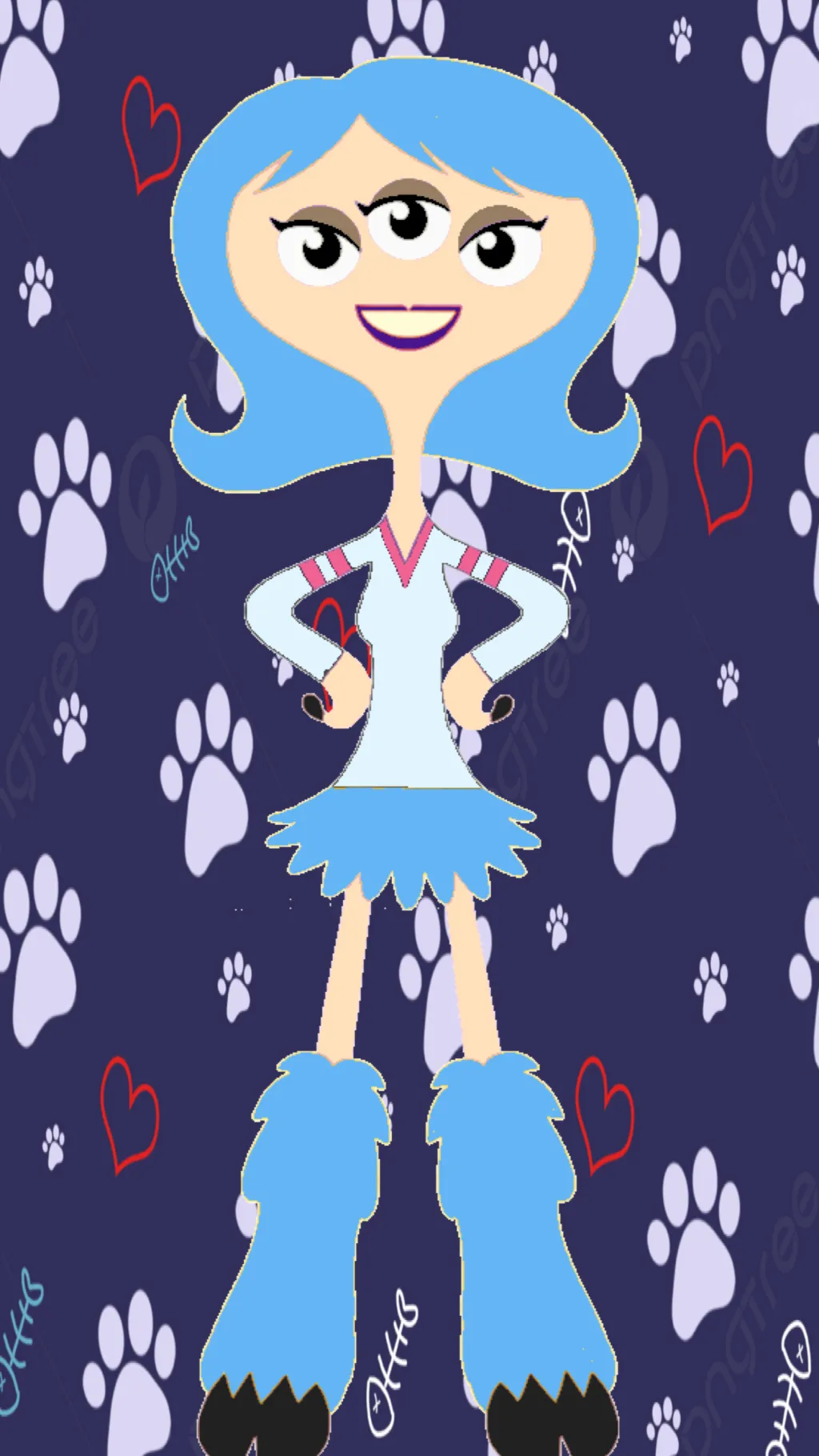 ai character: Felicia  background