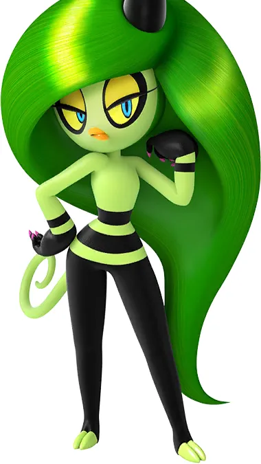 ai character: Zeena  background