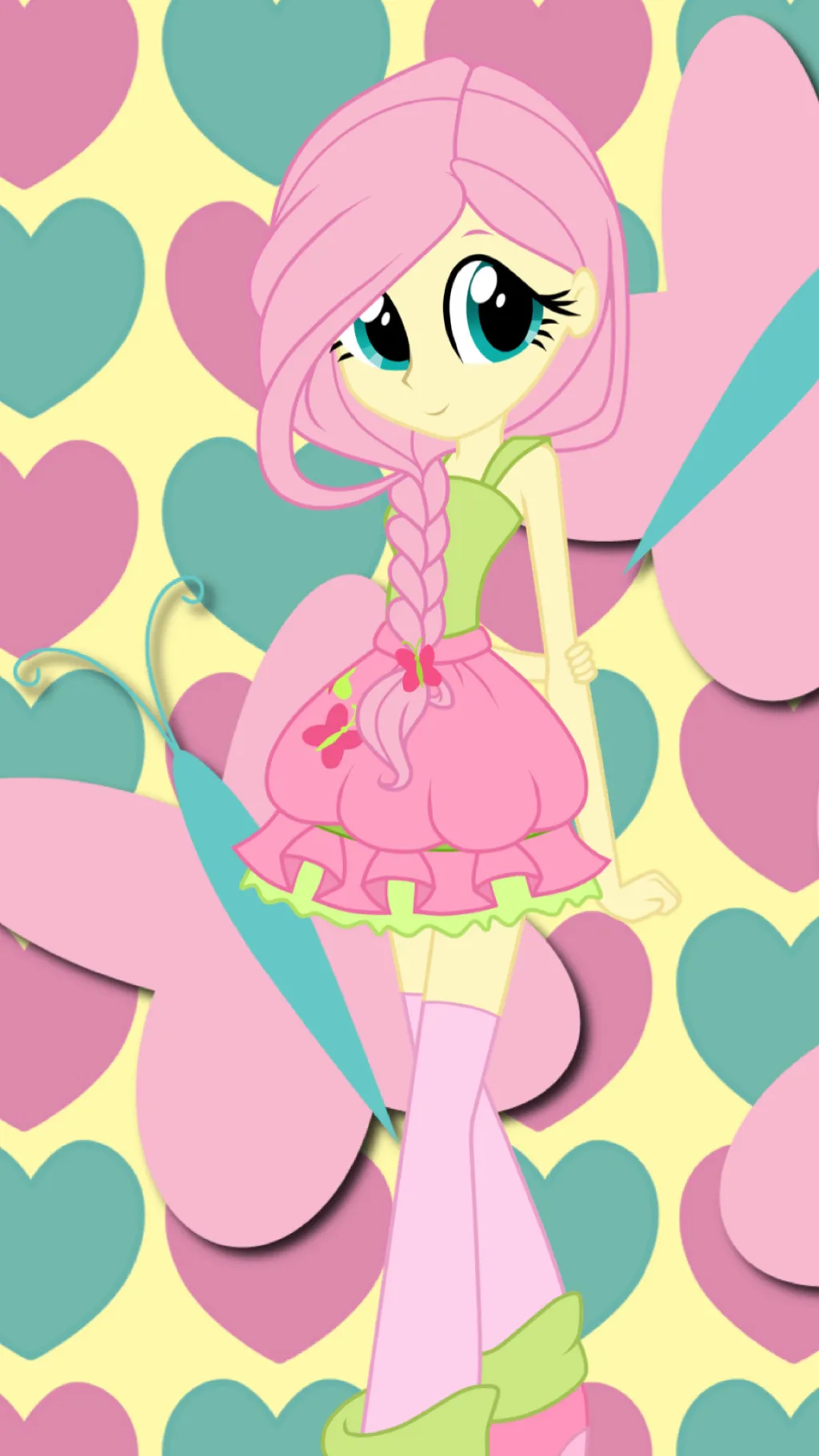 ai character: Fluttershy background