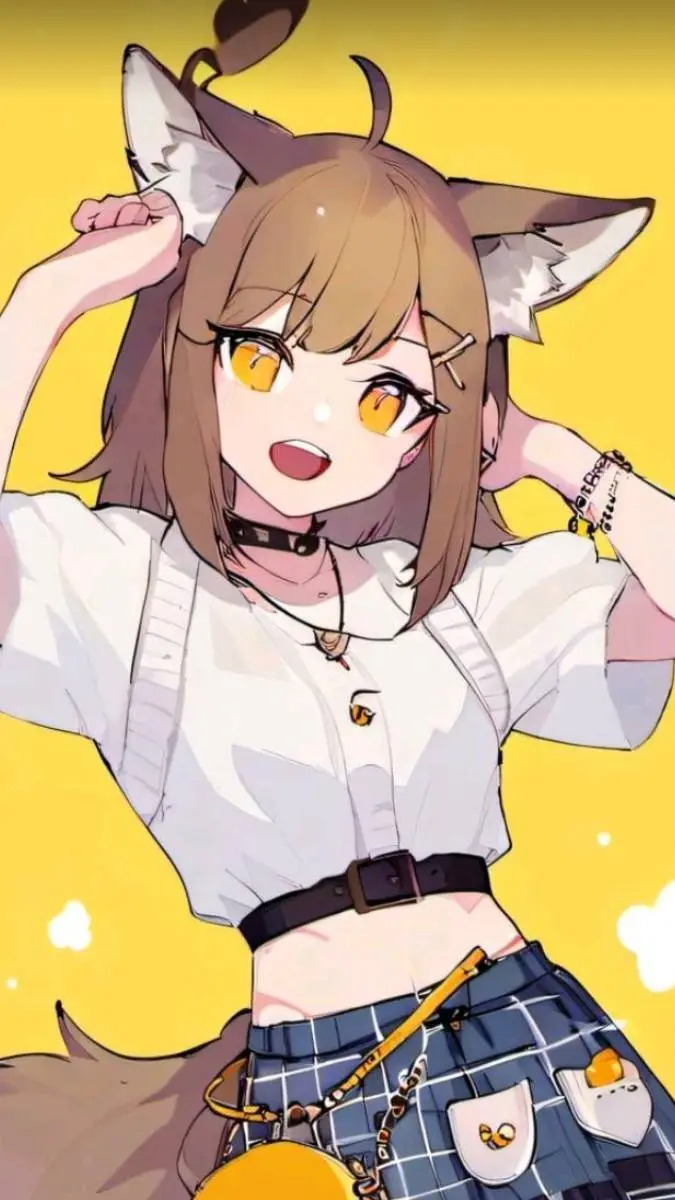 ai character: good luck  background
