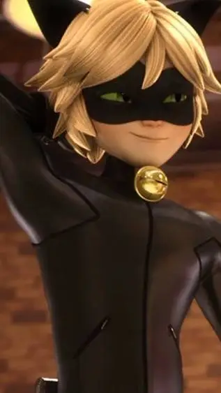 ai character: Cat noir background