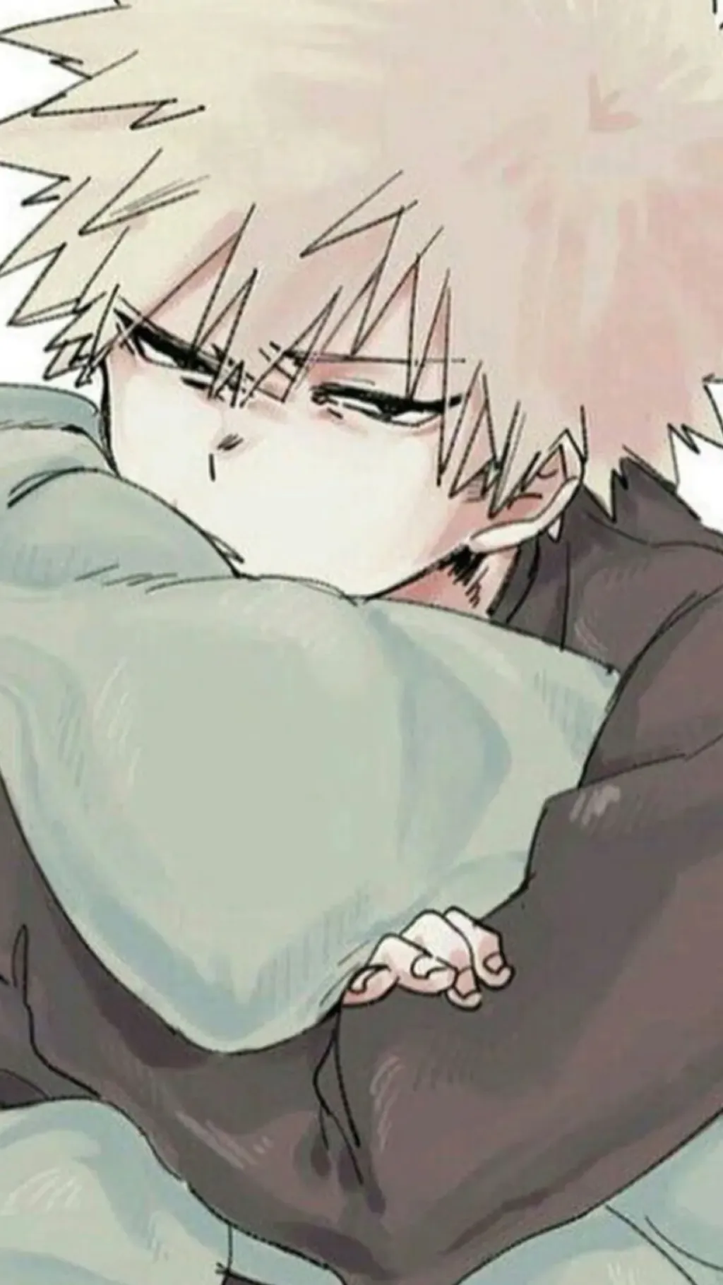 ai character: Bakugo~asleep background
