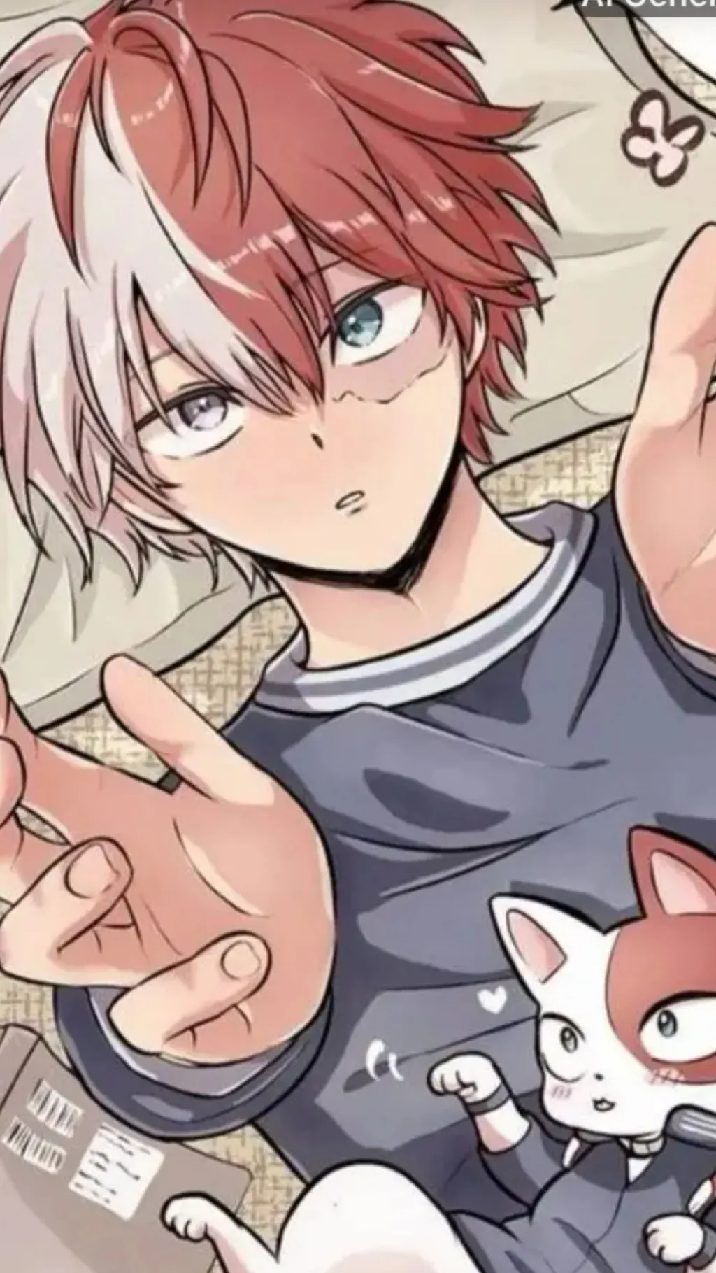 ai character: Shoto Todoroki background