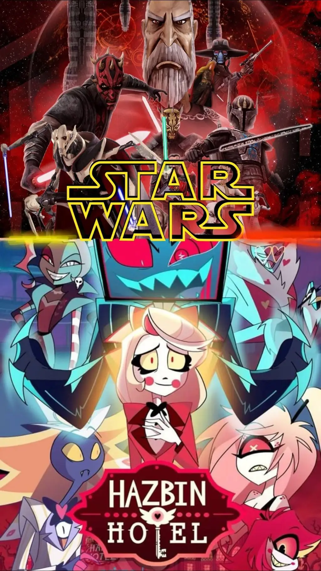 ai character: HH × Star Wars background