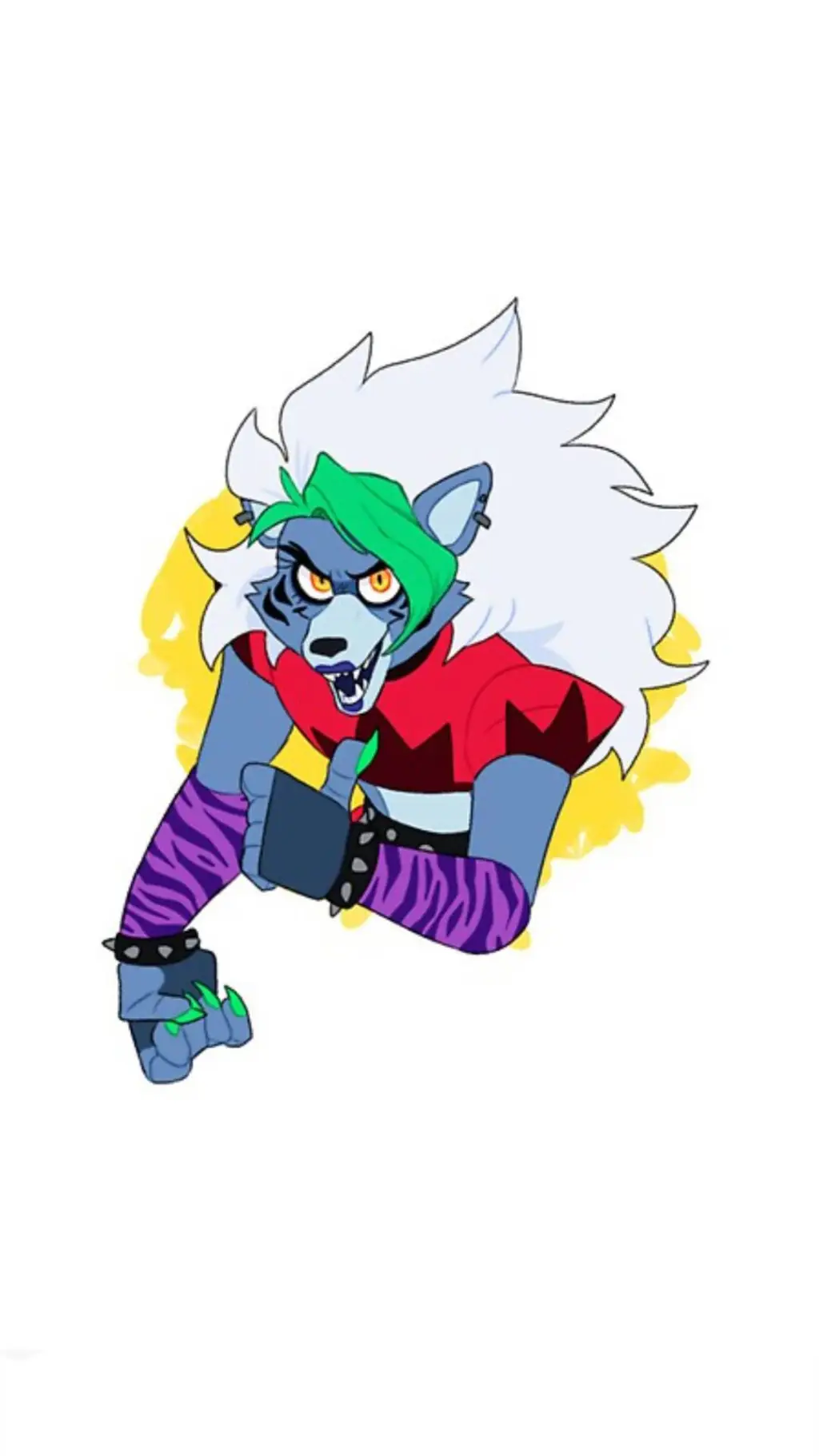 ai character: Roxanne Wolf background