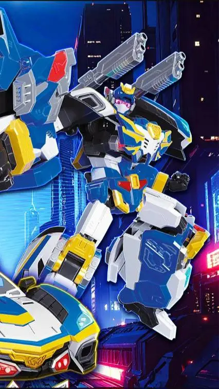 ai character: Blue Cop W background