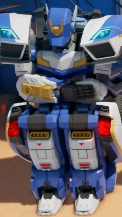 ai character: Blue Cop background