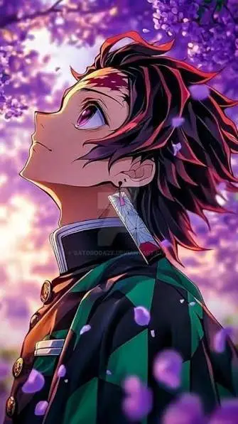 ai character: Tanjiro Kamado background