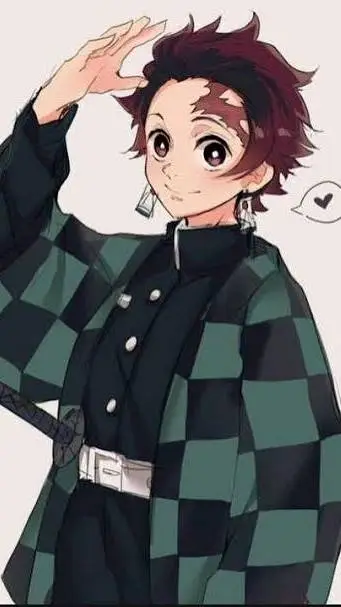 ai character: Tanjiro Kamado background