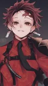 ai character: Tanjiro Kamado background