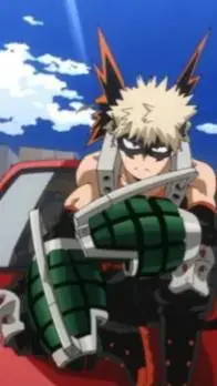 ai character: Katsuki Bakugo background