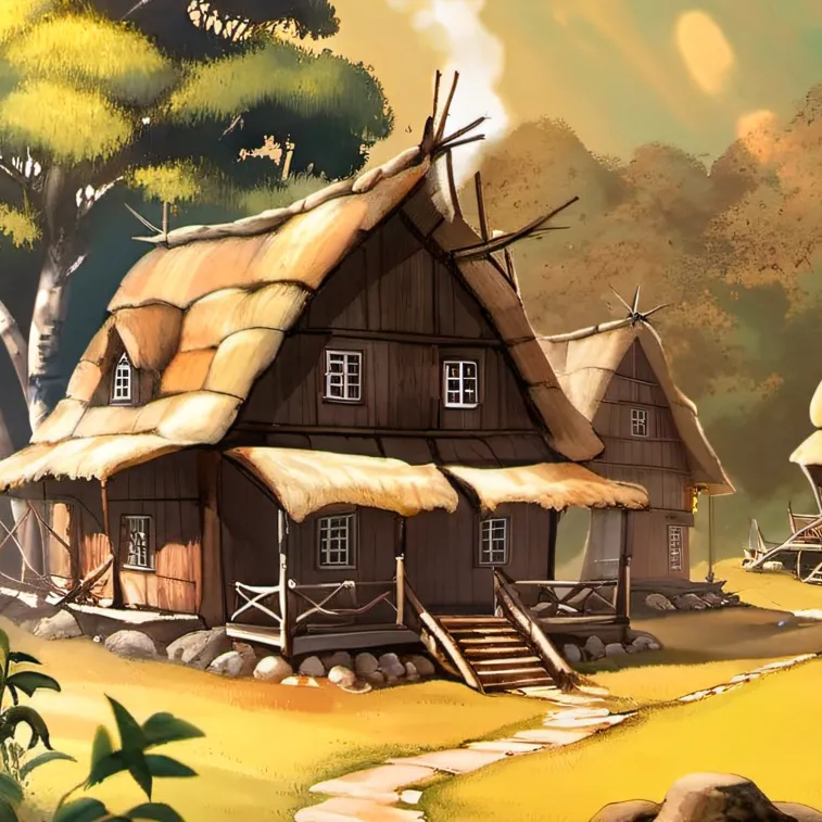 chat with ai character: Indian village